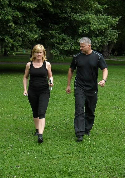 Trening z trenerem personalnym.