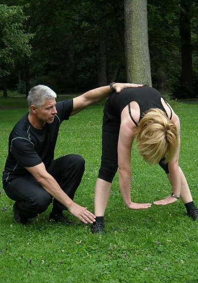 Trening z trenerem personalnym.