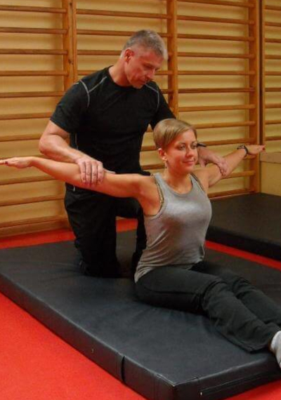 Trening z trenerem personalnym.