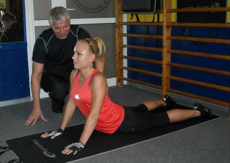 Trening z trenerem personalnym.
