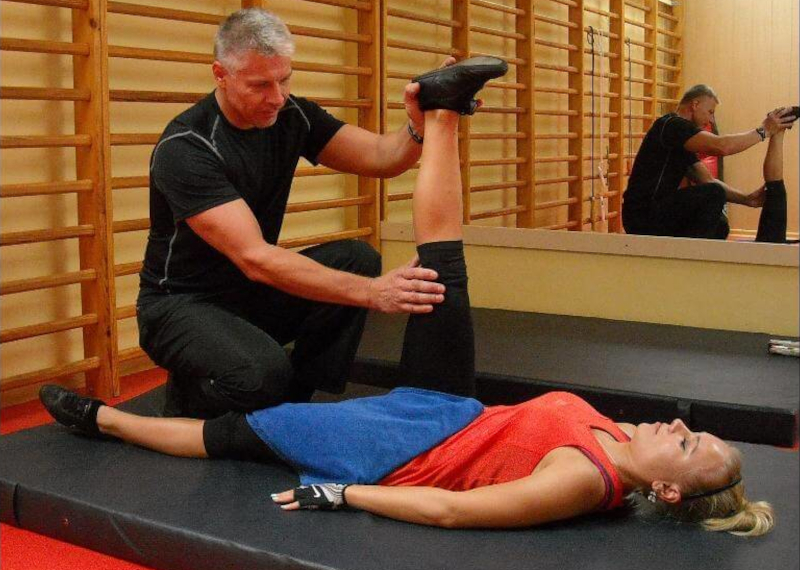 Trening z trenerem personalnym.