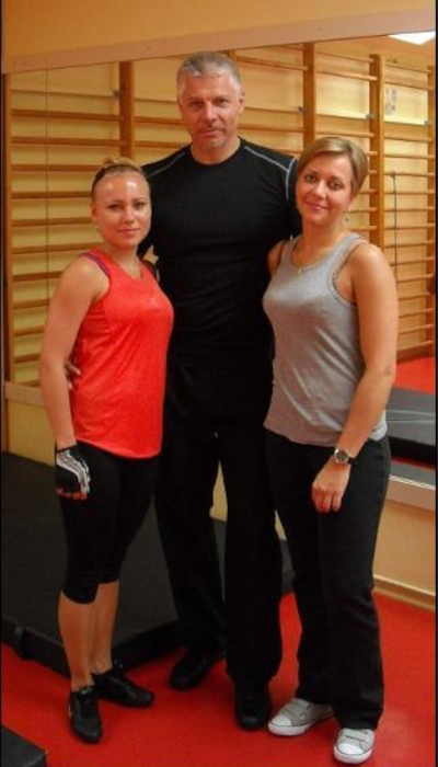 Trening z trenerem personalnym.