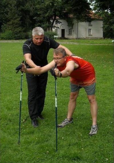 Trening z trenerem personalnym.