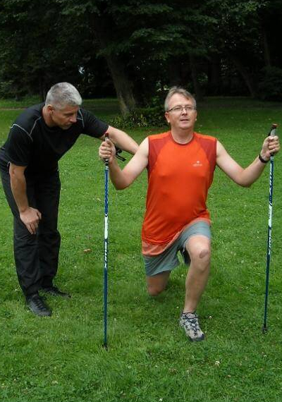 Trening z trenerem personalnym.