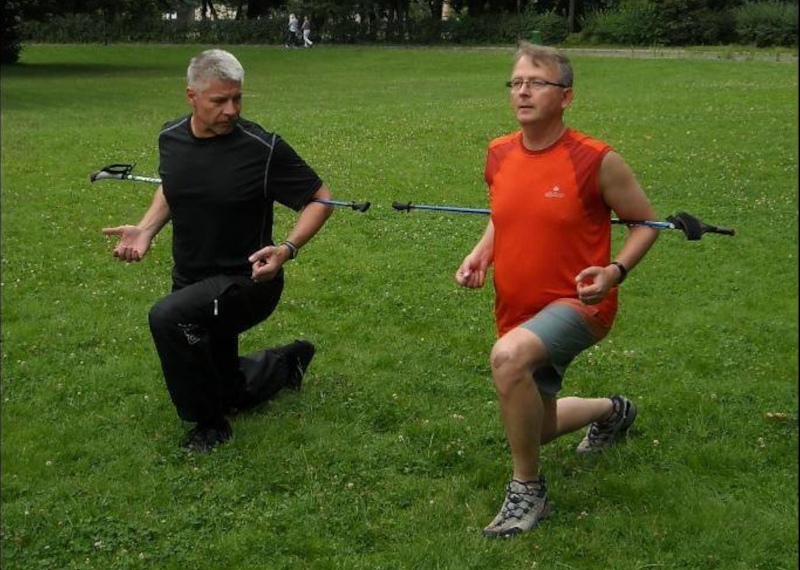 Trening z trenerem personalnym.