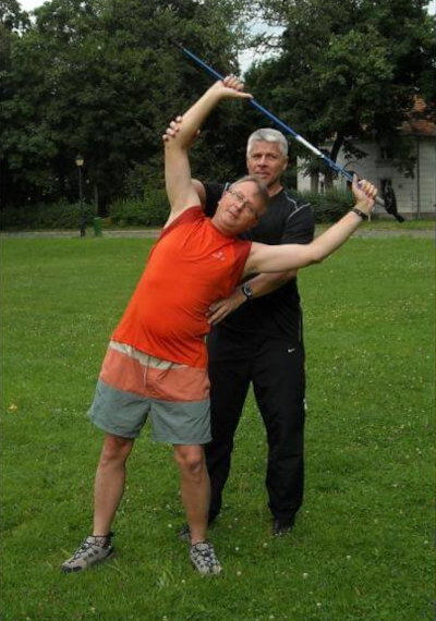 Trening z trenerem personalnym.