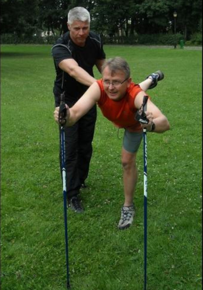 Trening z trenerem personalnym.