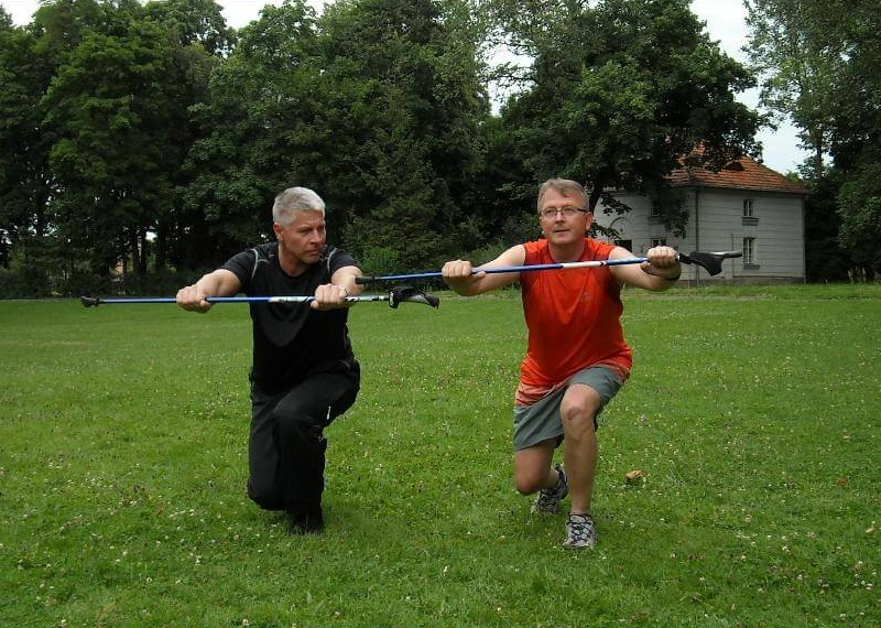 Trening z trenerem personalnym.
