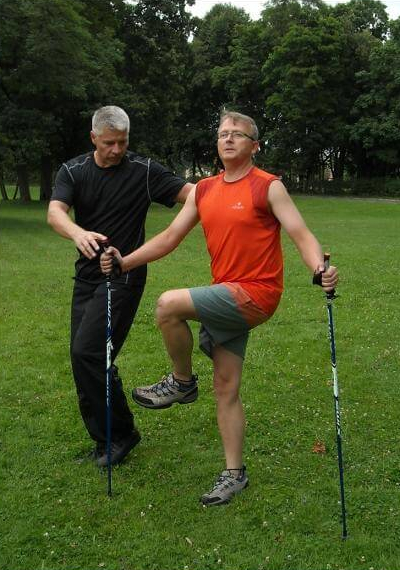 Trening z trenerem personalnym.