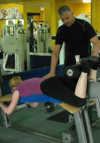 Trening z trenerem personalnym.