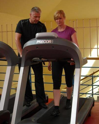 Trening z trenerem personalnym.